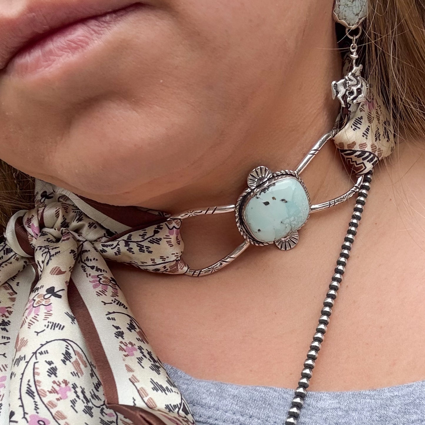 'Stillwater' Silver Trail Knot