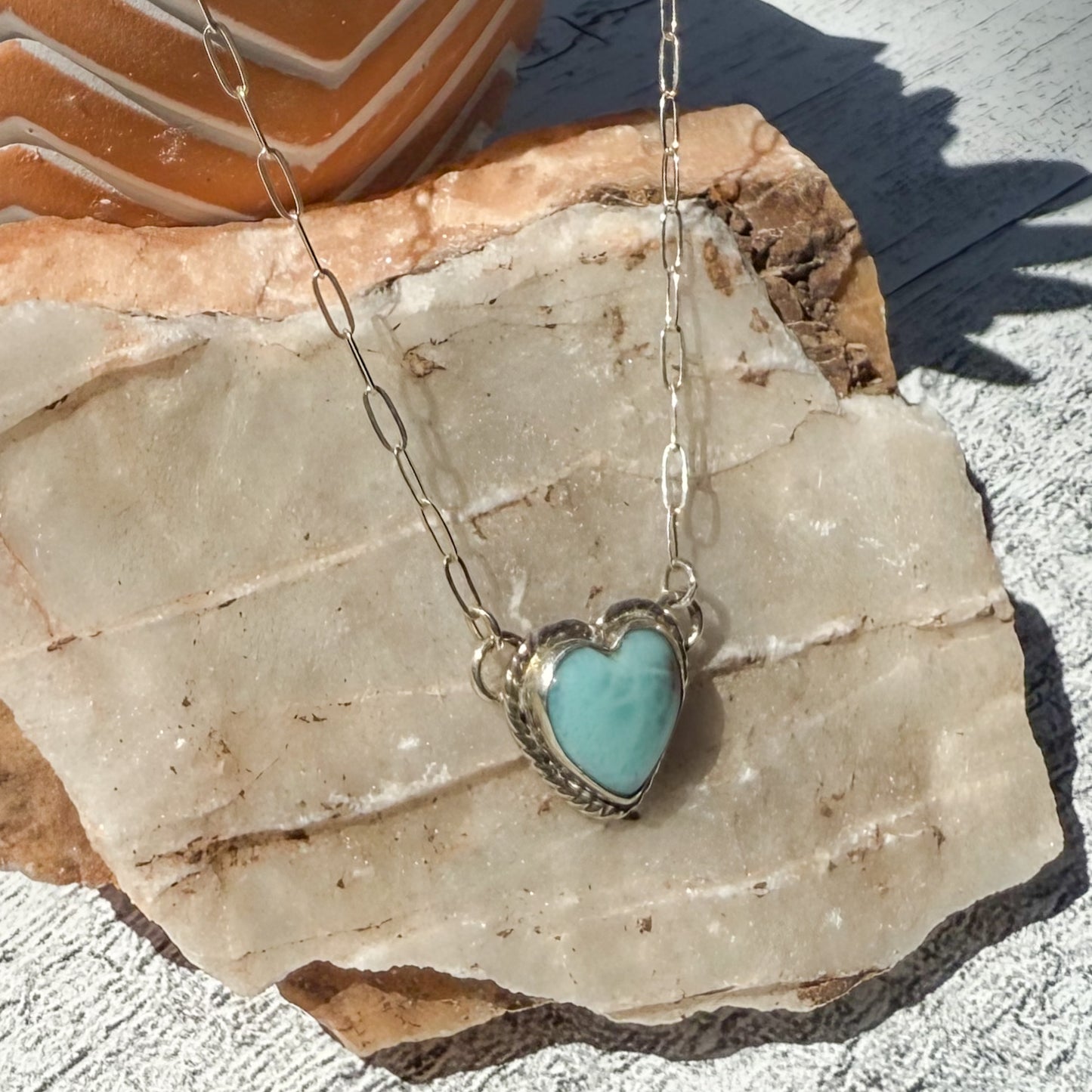 Twin Trails "Stillwater Heart" Necklace
