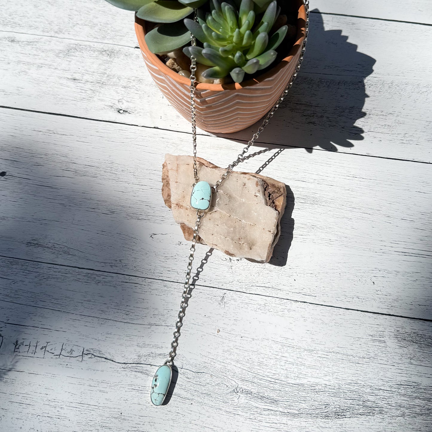 Twin Trails "Skyfall Lariat" Necklace