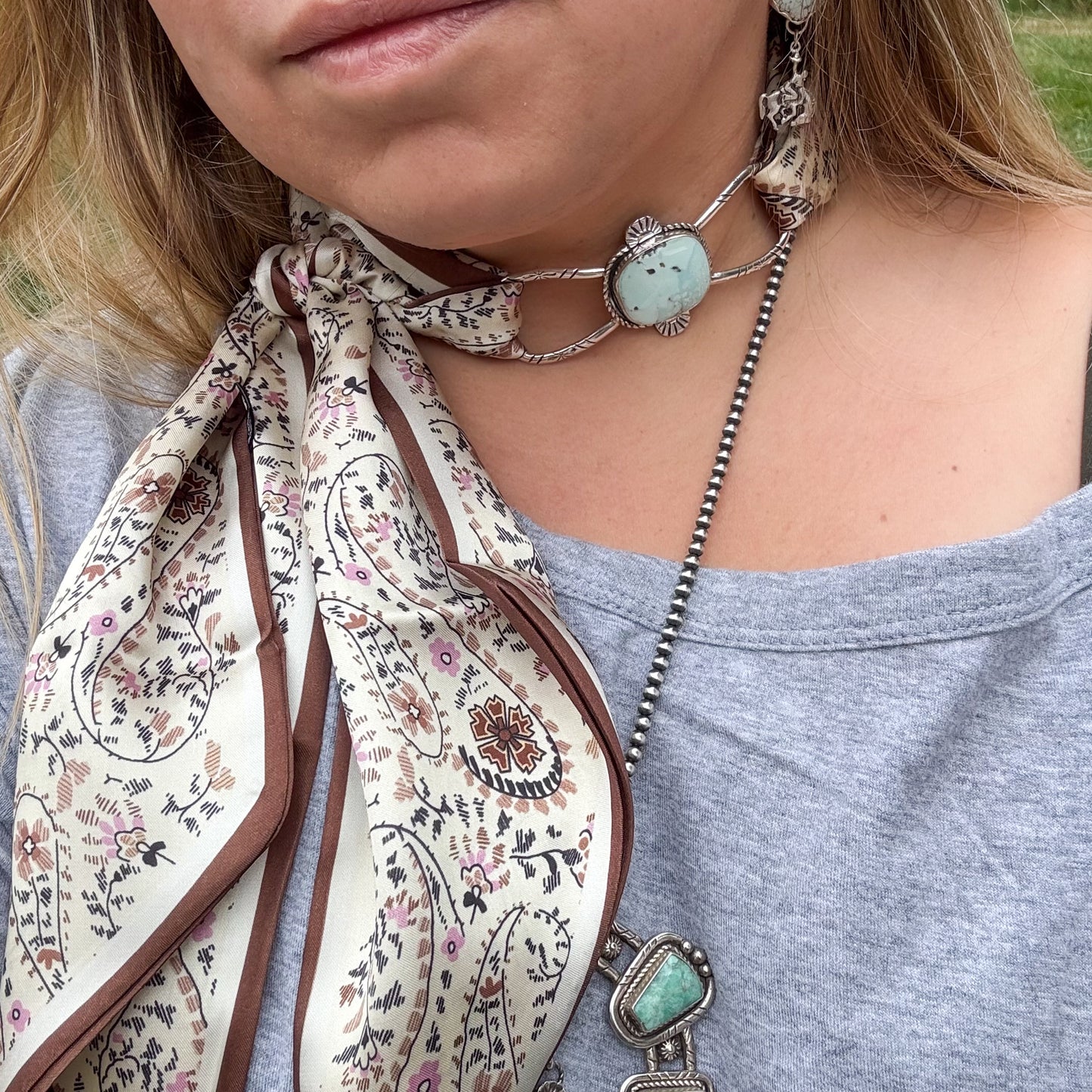 'Stillwater' Silver Trail Knot